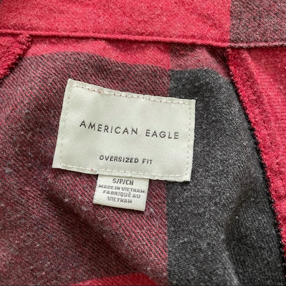 American Eagle Outfitters Oversized Plaid Flannel - Picture 3 of 3